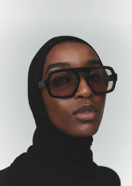 Jane Sunglasses - Gloss Black