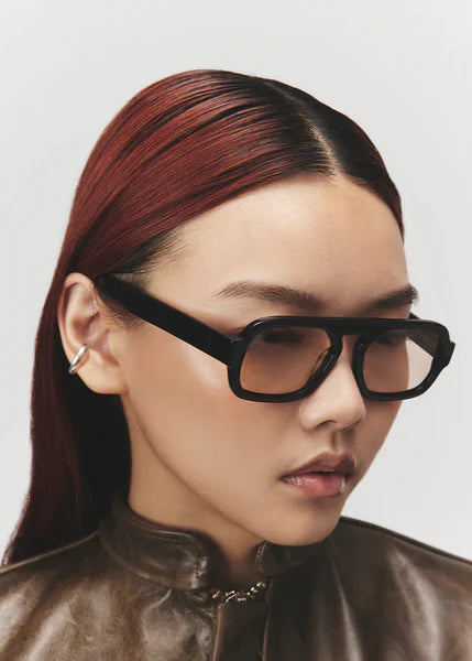 Jane Mini Sunglasses — Gloss Black