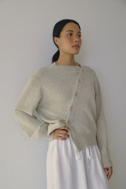 The Asymmetric Knit — Mist