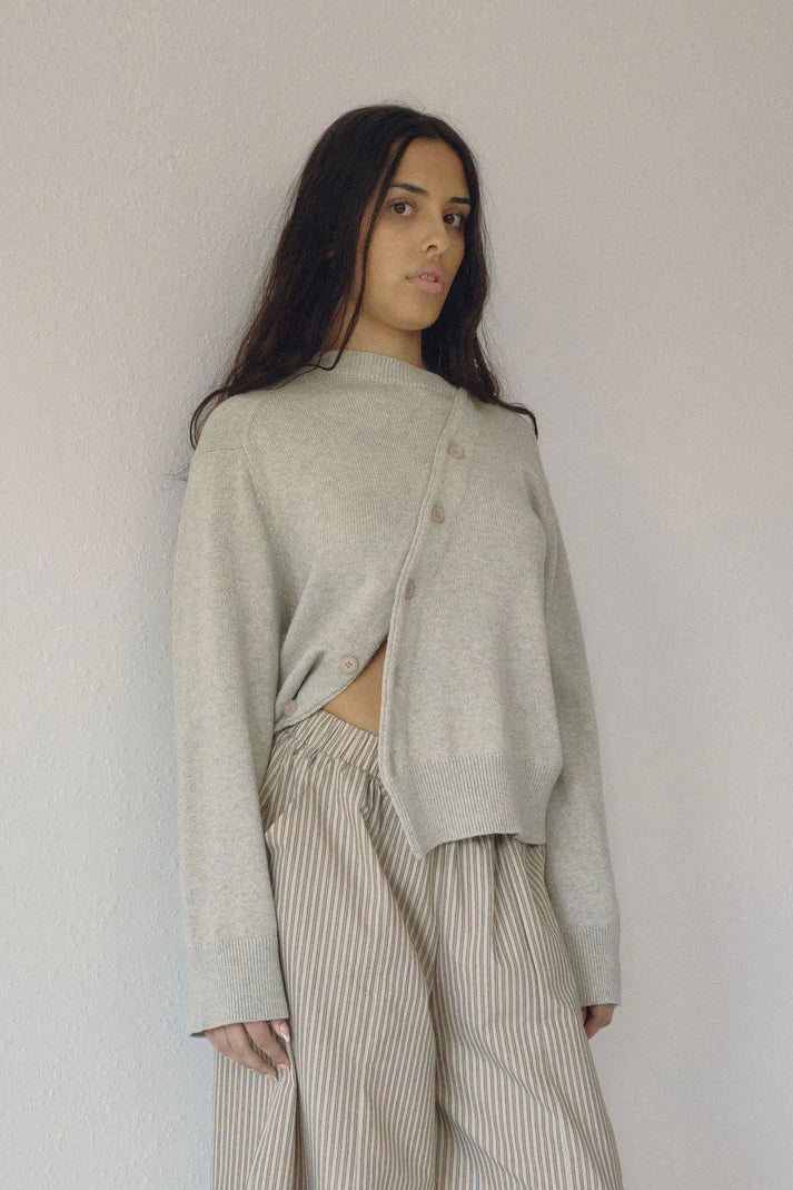 The Asymmetric Knit — Mist