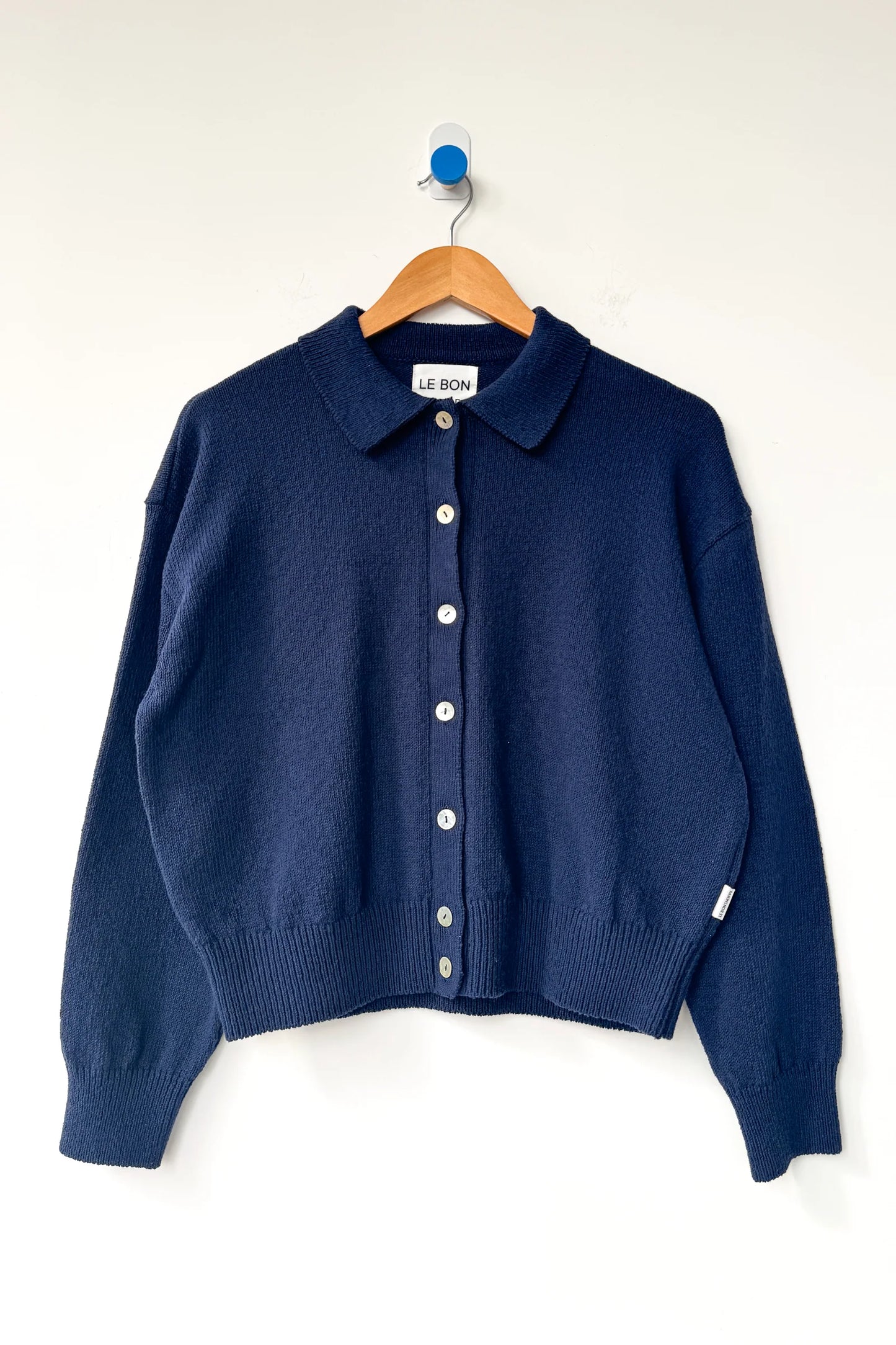 Club Cardigan — Navy