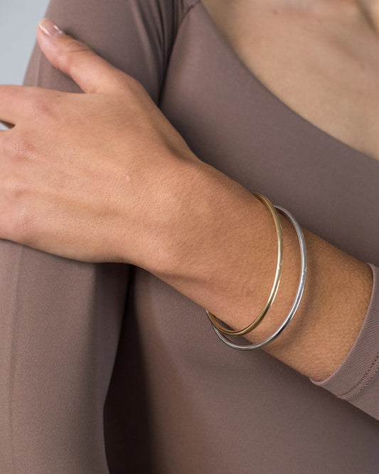 Dane Bangle Set - Two Tone
