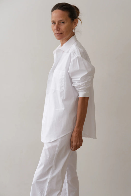 The Pop Button Down — Powder
