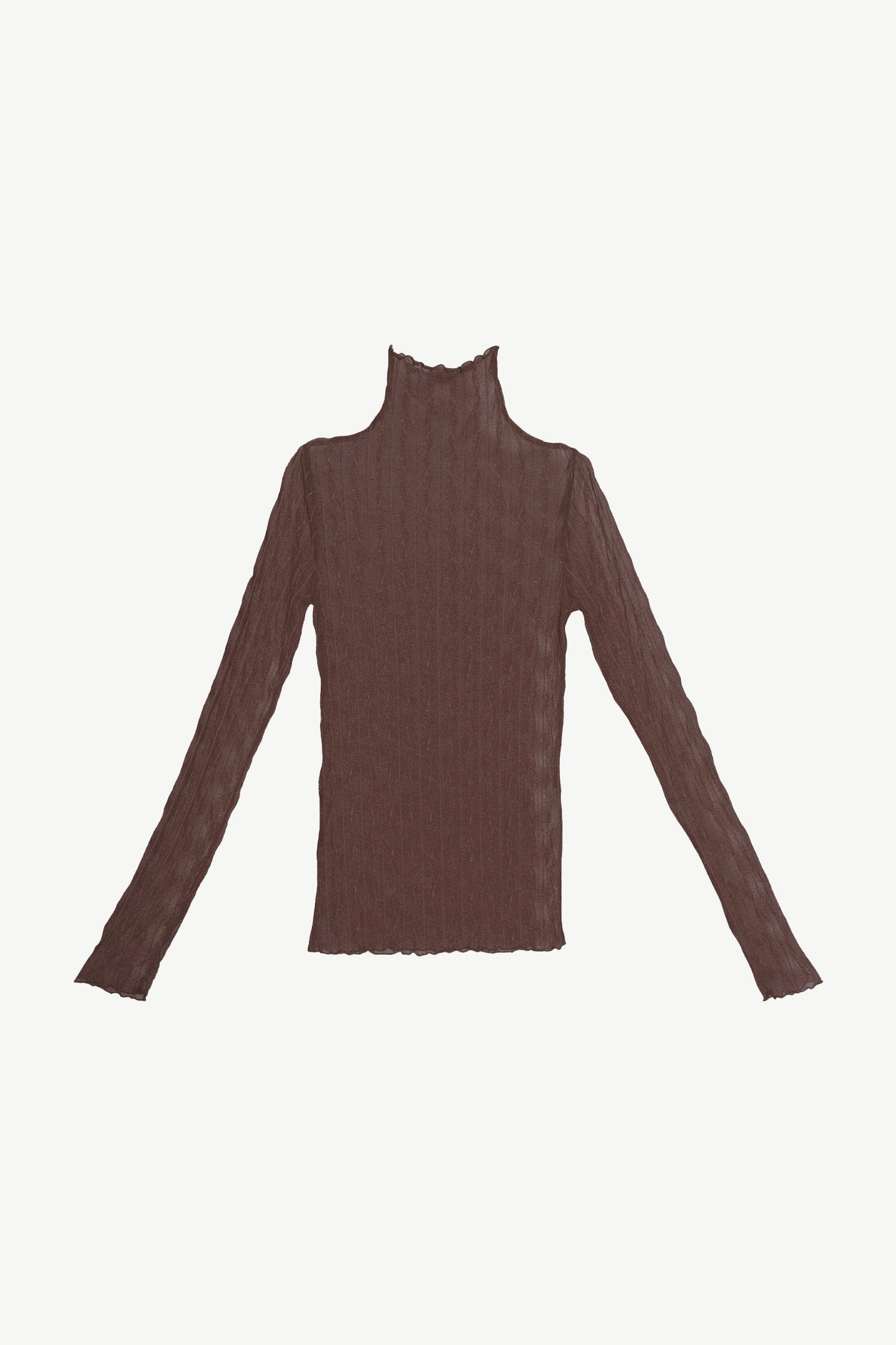 Second Skin Ross Mock Neck Top - Espresso