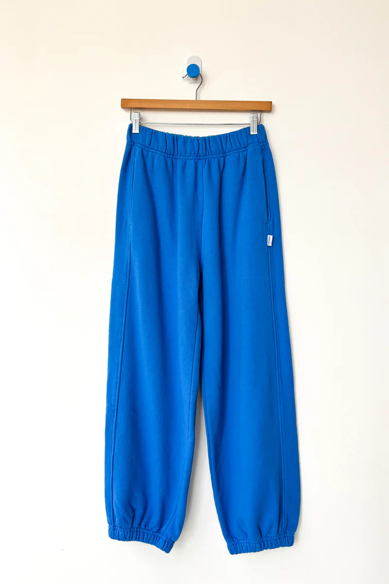 French Terry Balloon Pant — Lagoon