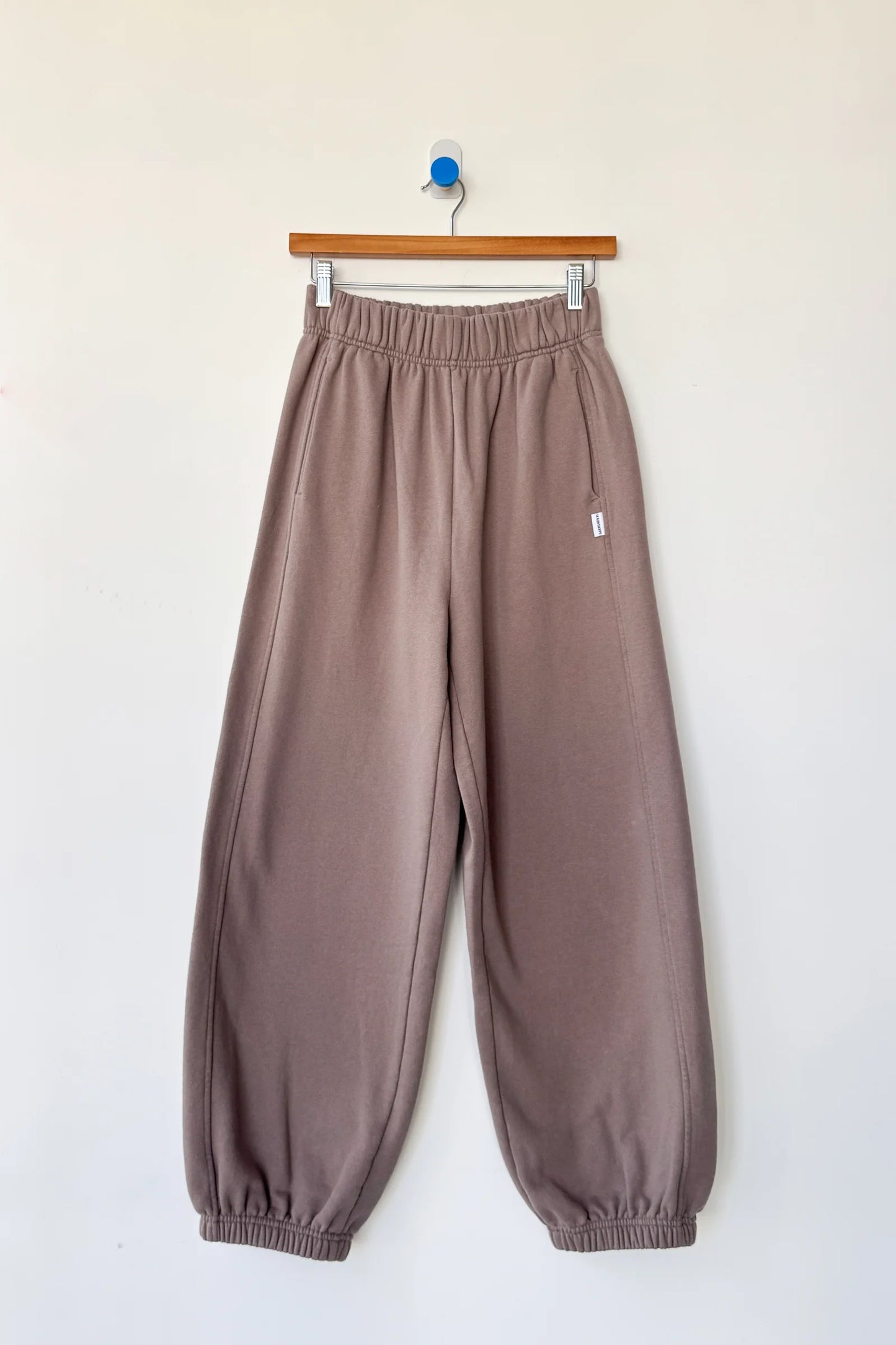 French Terry Balloon Pant — Mushroom