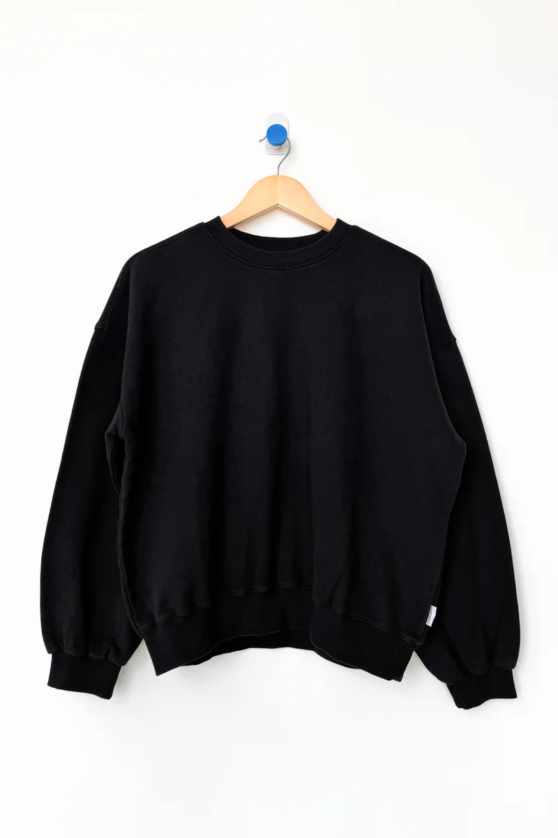 French Terry Core Sweatshirt — Black