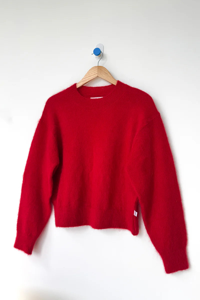 Finn Mohair Sweater — Red