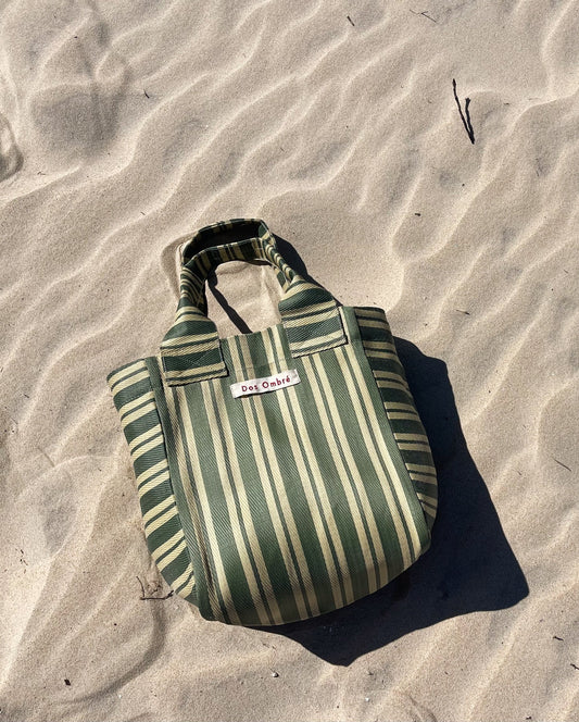 Bengali Shoulder Bag — Olive Stripe