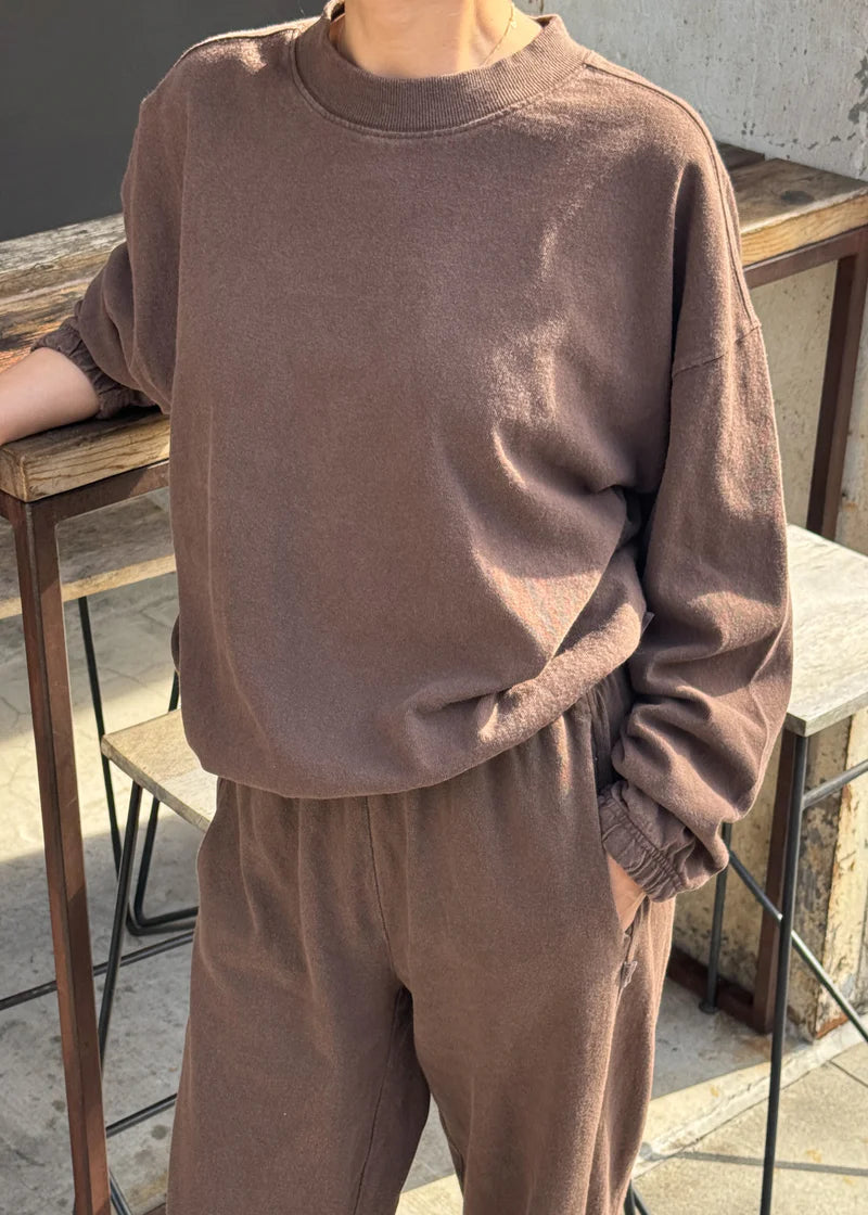 Daisy Long Sleeve - Chocolate