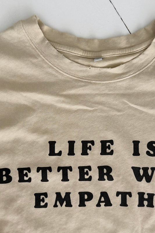 The Empathy Tee — Chalk