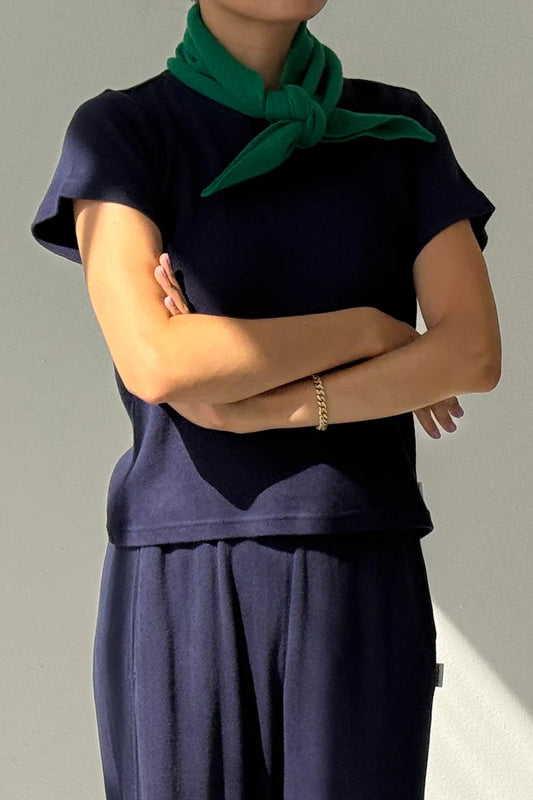 Cashmere Bandana - Kelly Green