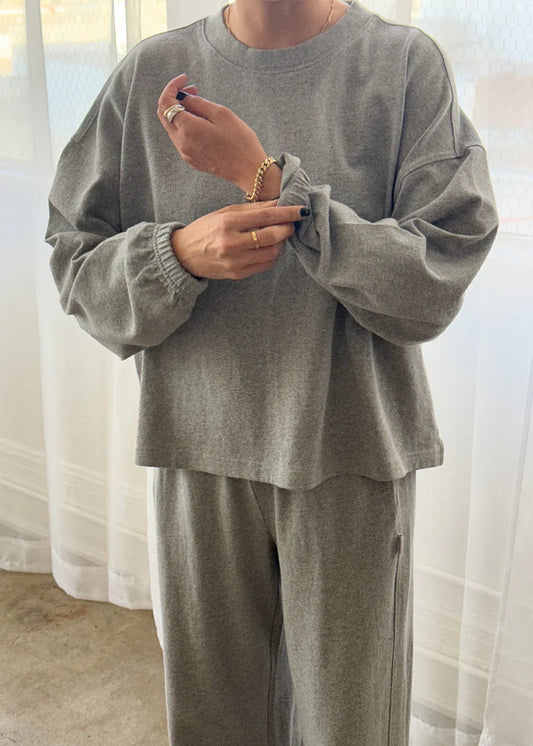 Naturelle Tee - Heather Grey