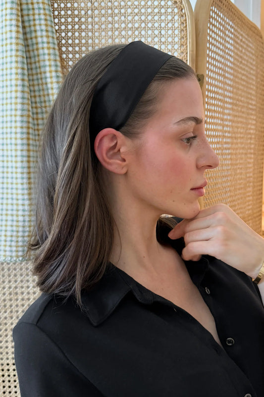Olivia Headband — Ebony