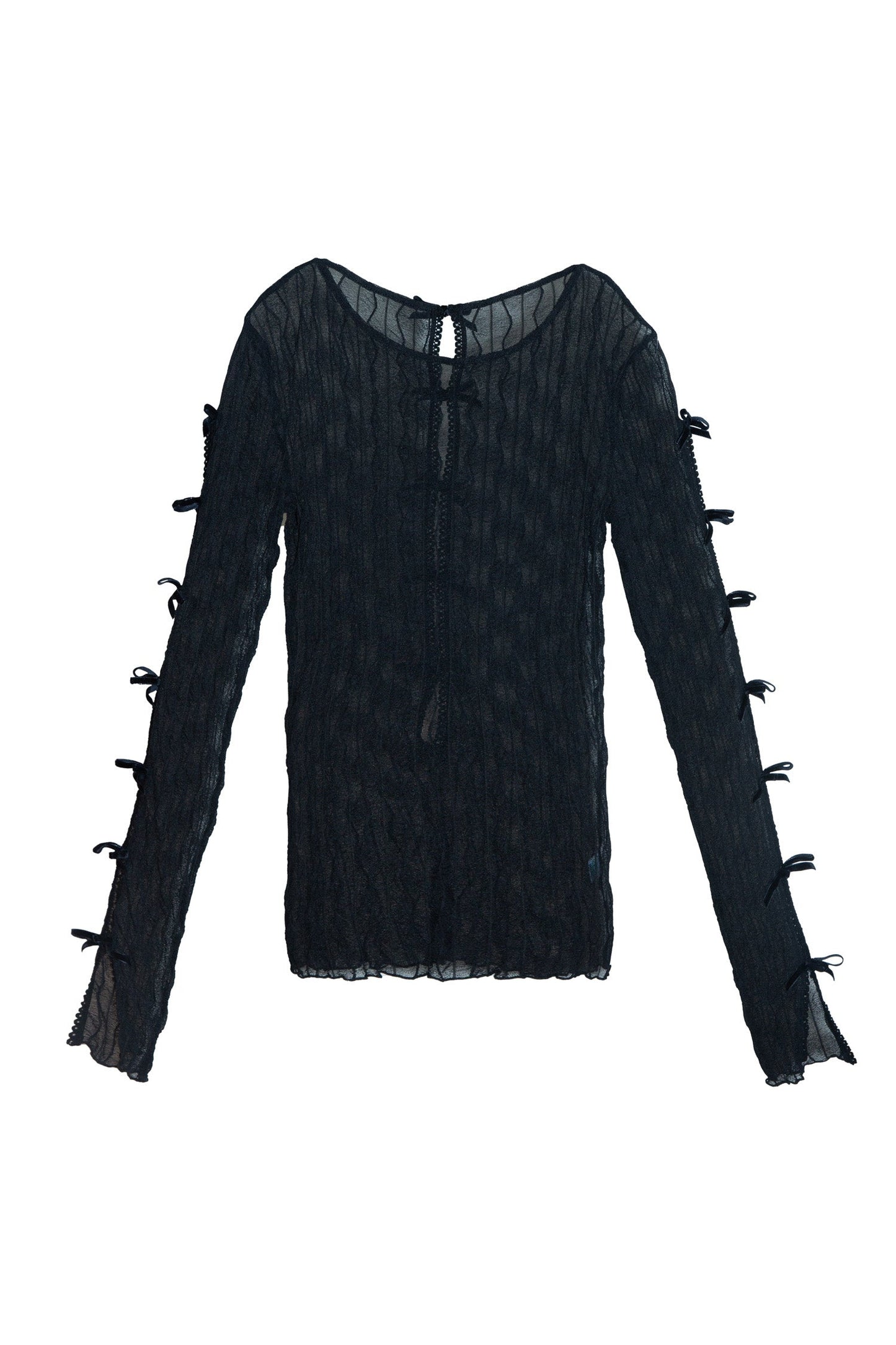Second Skin Ross Bow Top - Black