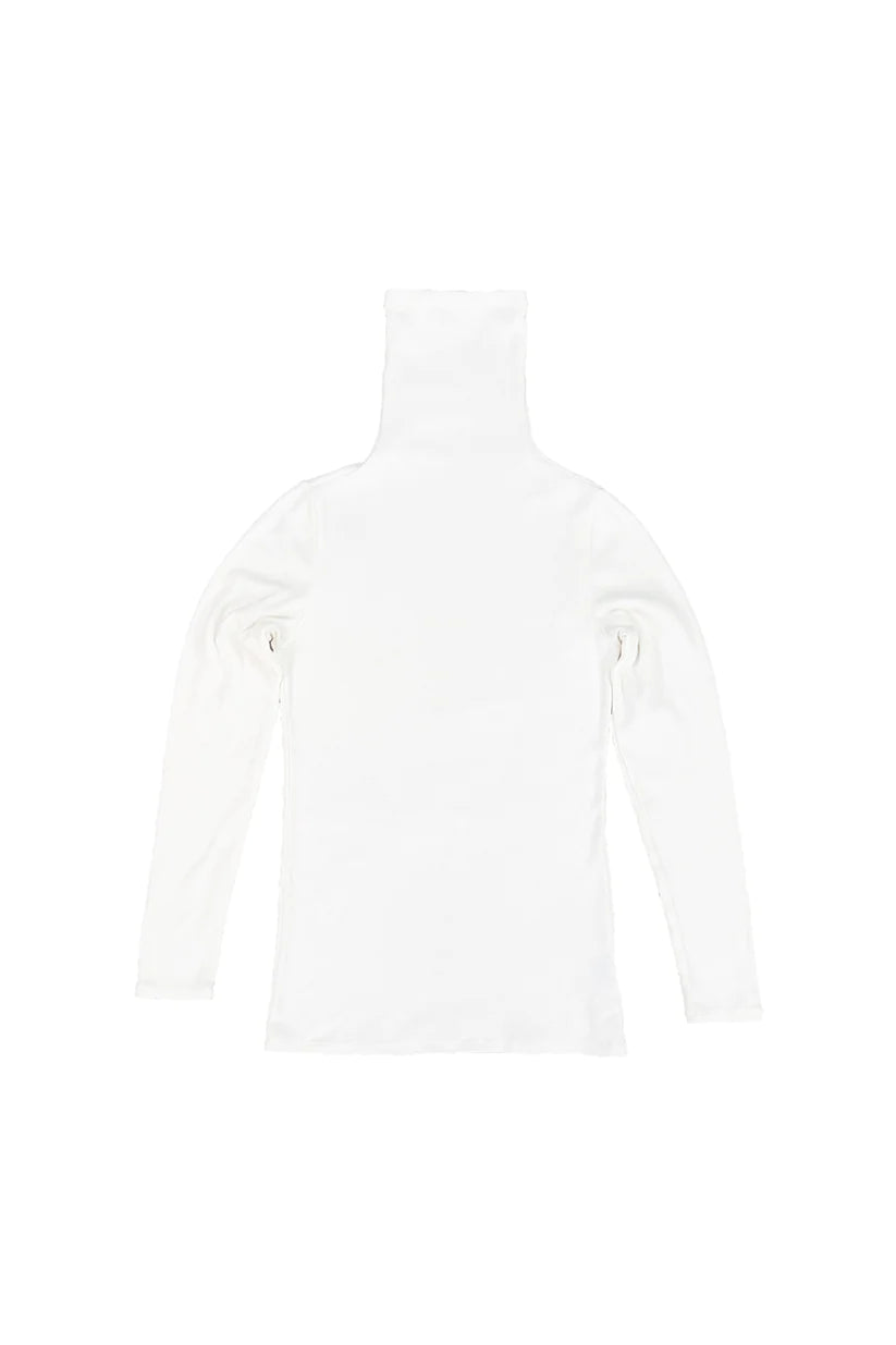 Whidbey Turtleneck - Washed White