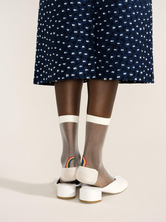 Hansel From Basel Rainbow Brite Sheer Crew - Vincent Park - {{shop.address.city}} {{ shop.address.country }}