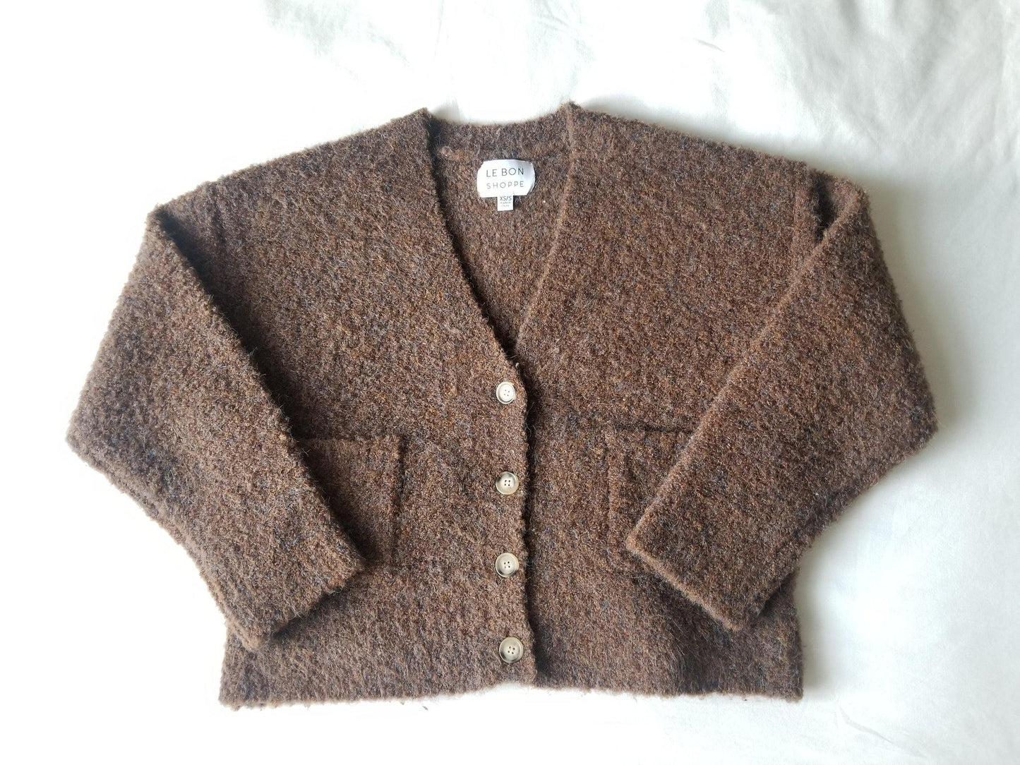 Le Bon Shoppe Chaud Cardigan - Espresso - Vincent Park - {{shop.address.city}} {{ shop.address.country }}