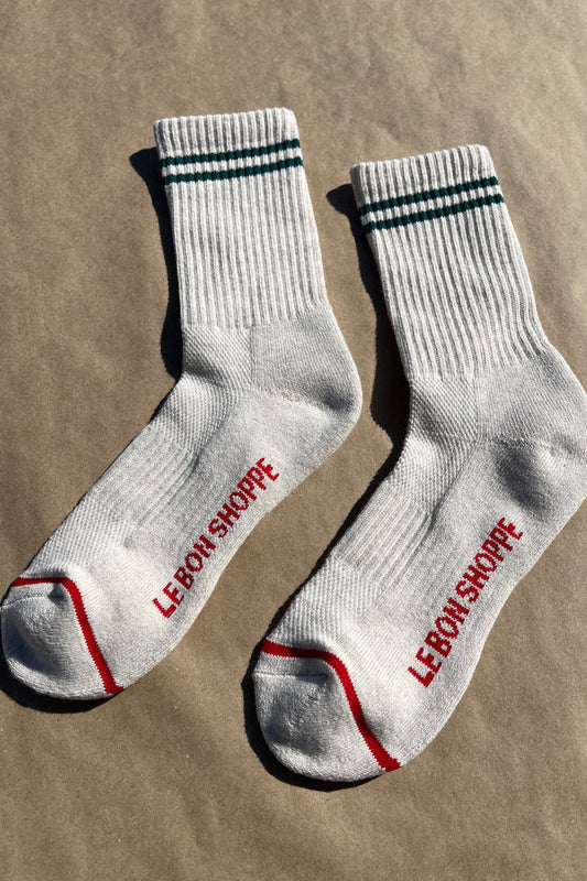 Le Bon Shoppe Boyfriend Sock - Oatmeal - Vincent Park - {{shop.address.city}} {{ shop.address.country }}