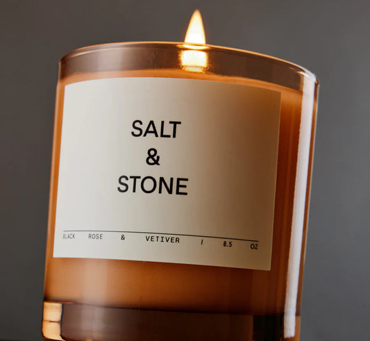 Salt & Stone Candle - Black Rose & Vetiver - Vincent Park - {{shop.address.city}} {{ shop.address.country }}