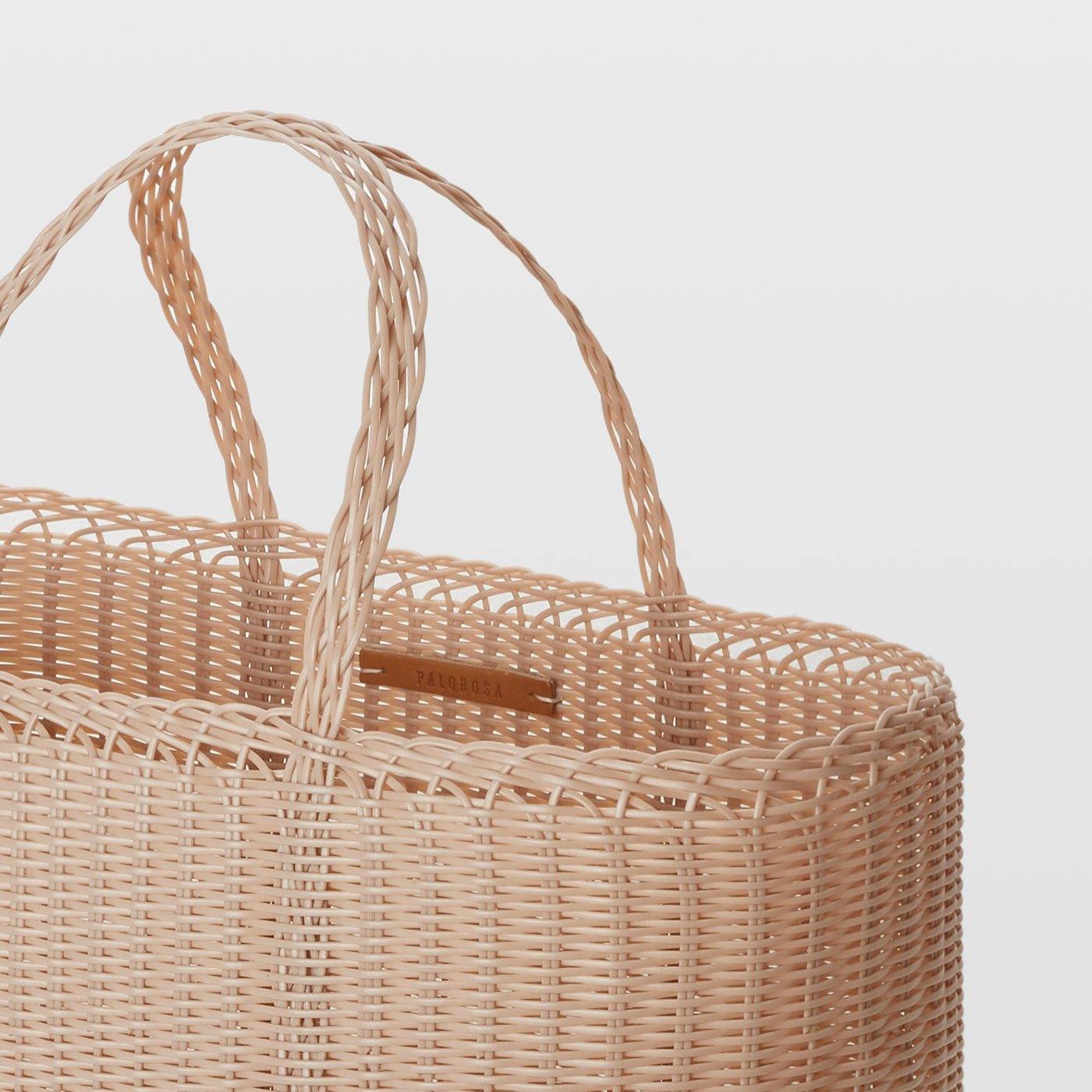 Palorosa Extra Large Handwoven Basket Tote - Powder - Vincent Park - {{shop.address.city}} {{ shop.address.country }}
