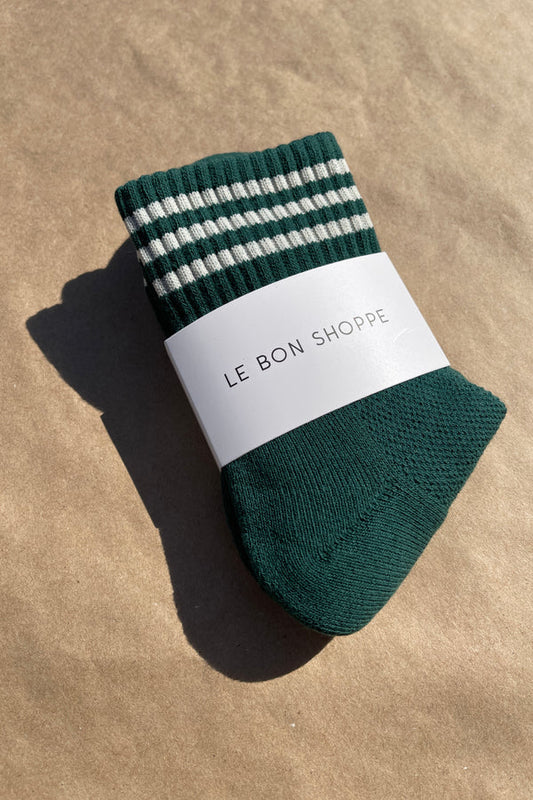 Le Bon Shoppe Girlfriend Sock - Hunter Green - Vincent Park - {{shop.address.city}} {{ shop.address.country }}
