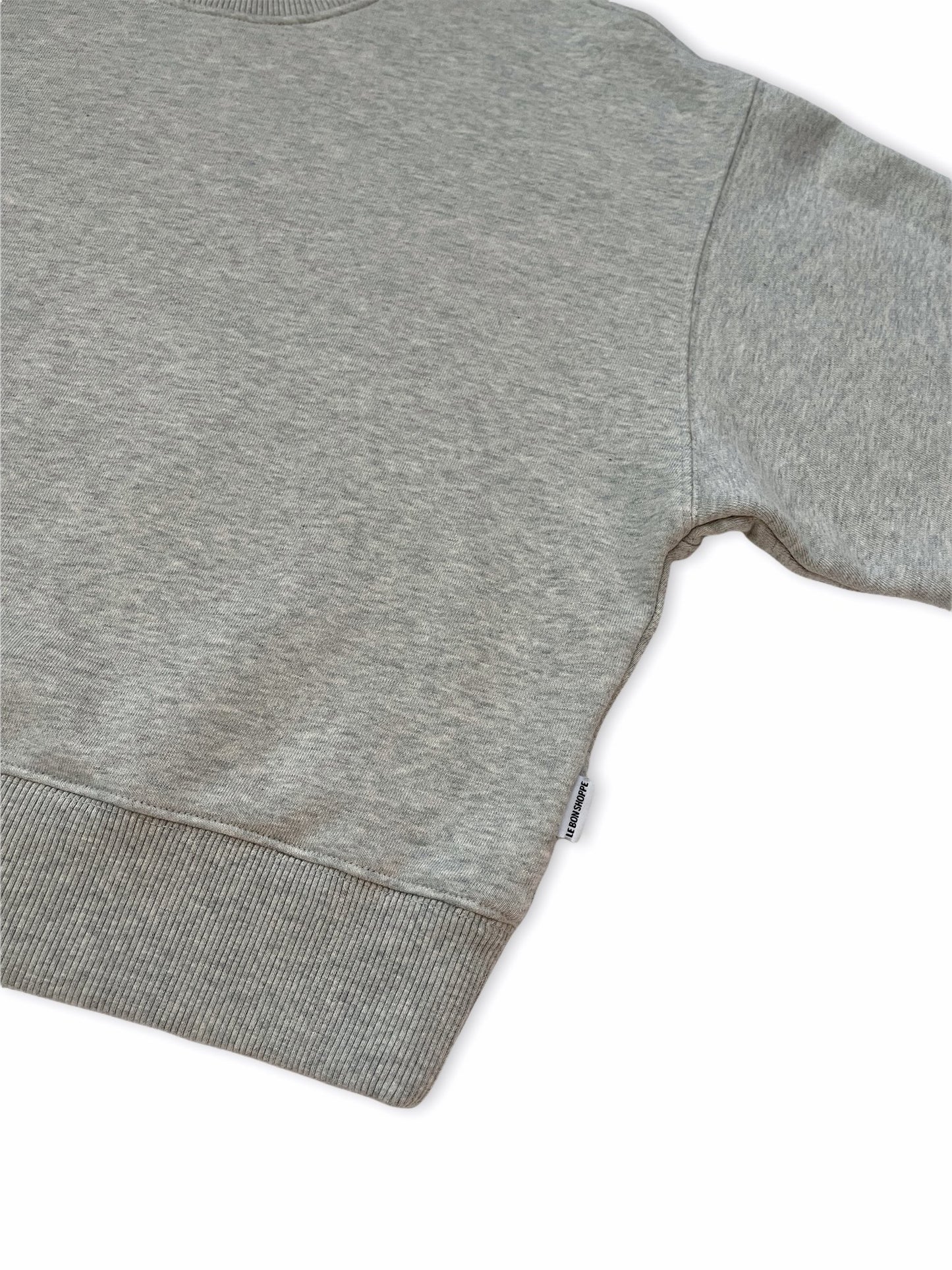 Petite Fundamental Sweatshirt - Light Grey