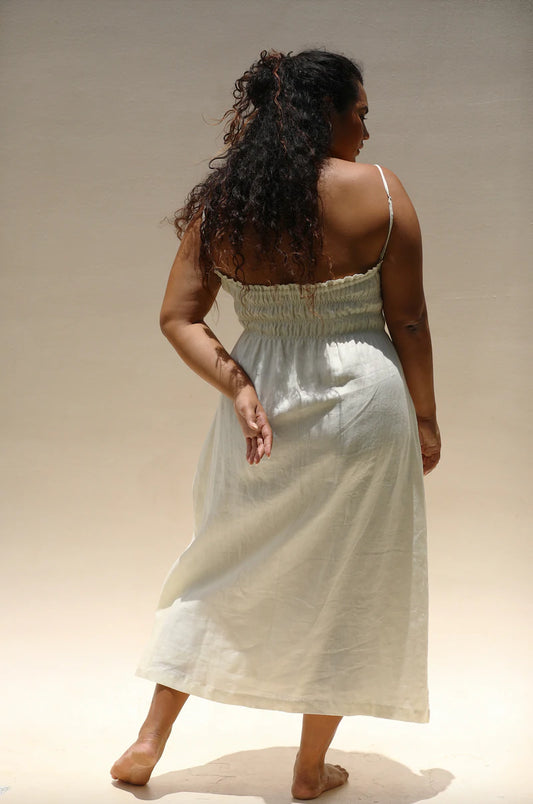 Gillia Claire Dress - Vanilla - Vincent Park - {{shop.address.city}} {{ shop.address.country }}