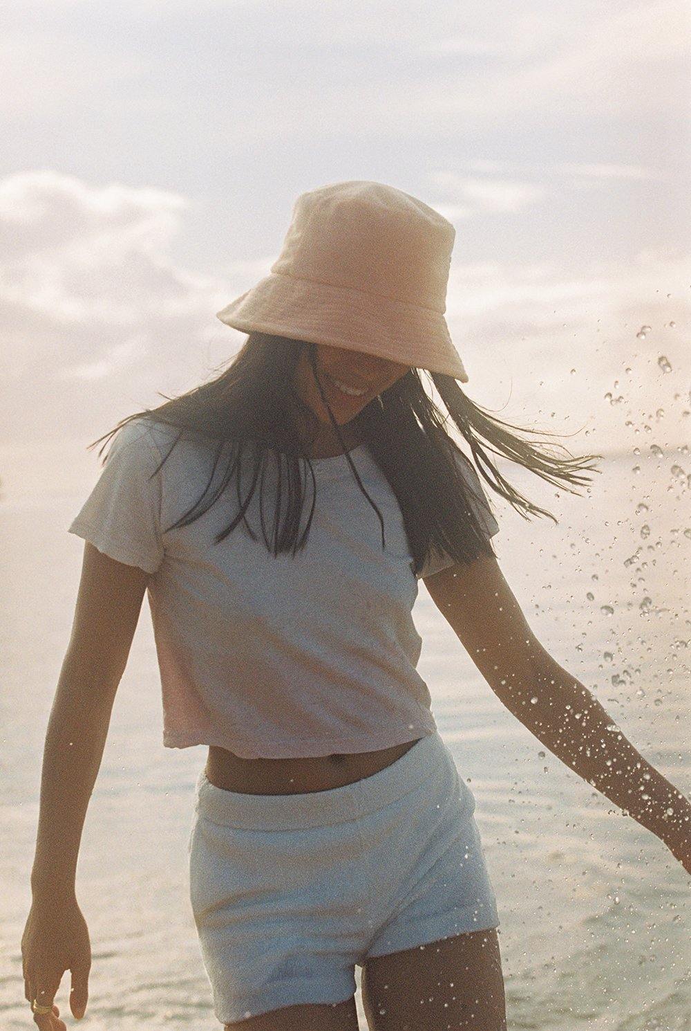 Lack Of Color Wave Bucket - Peach Terry - Vincent Park - {{shop.address.city}} {{ shop.address.country }}