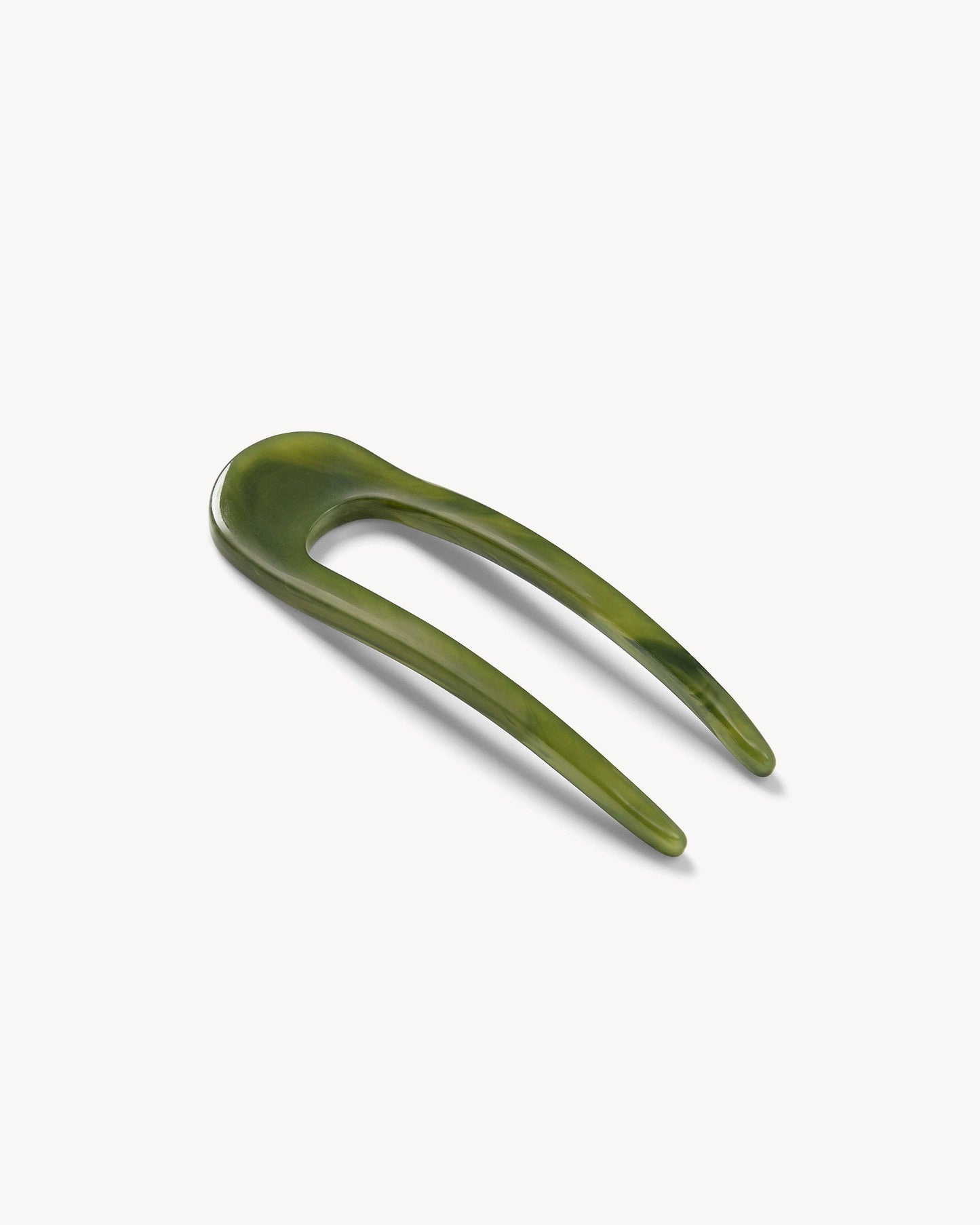Mini French Hair Pin — Algae