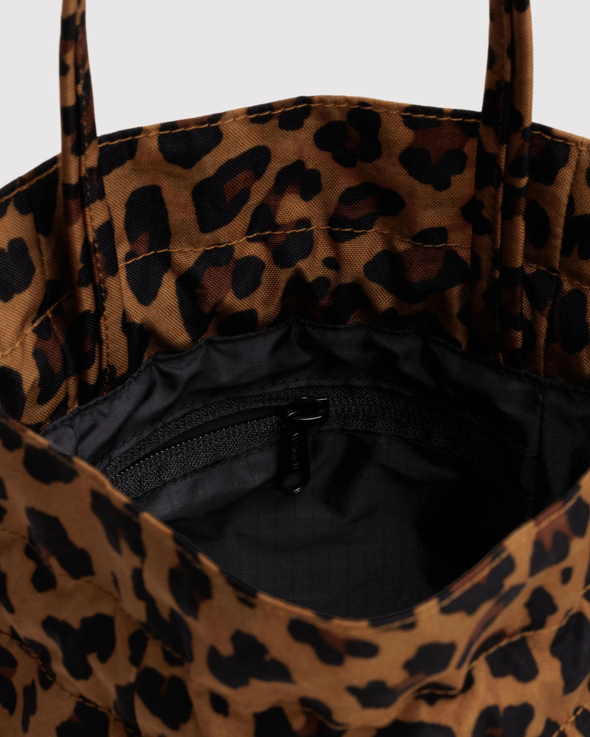 Nylon Drawstring Bag — Leopard