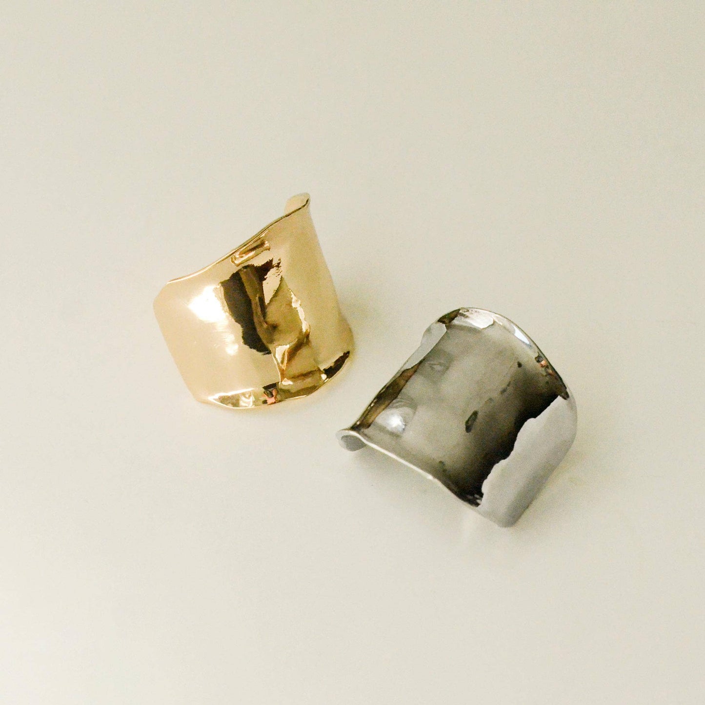 Metal Hair Ponytail Cuff Stick — Gold