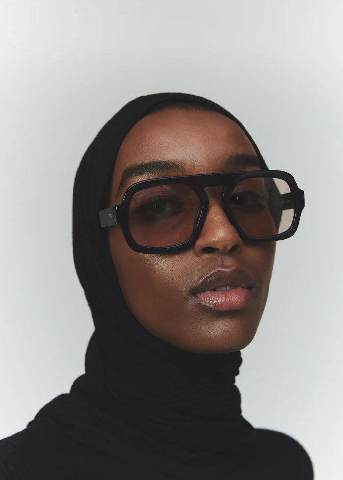 Jane Sunglasses - Gloss Black