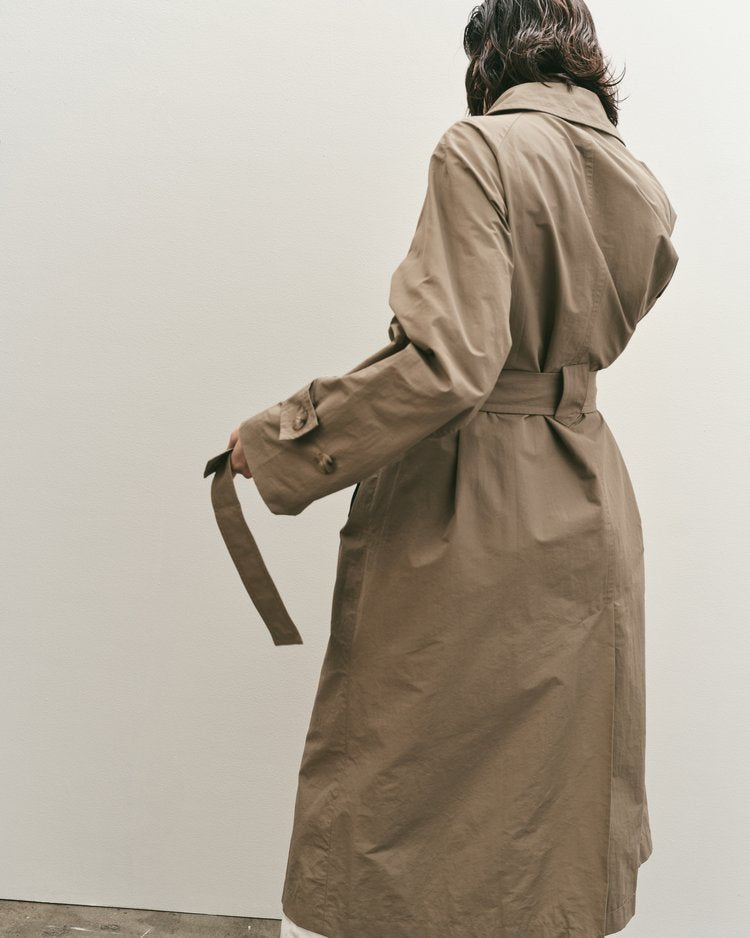 Cotton Blend Trench