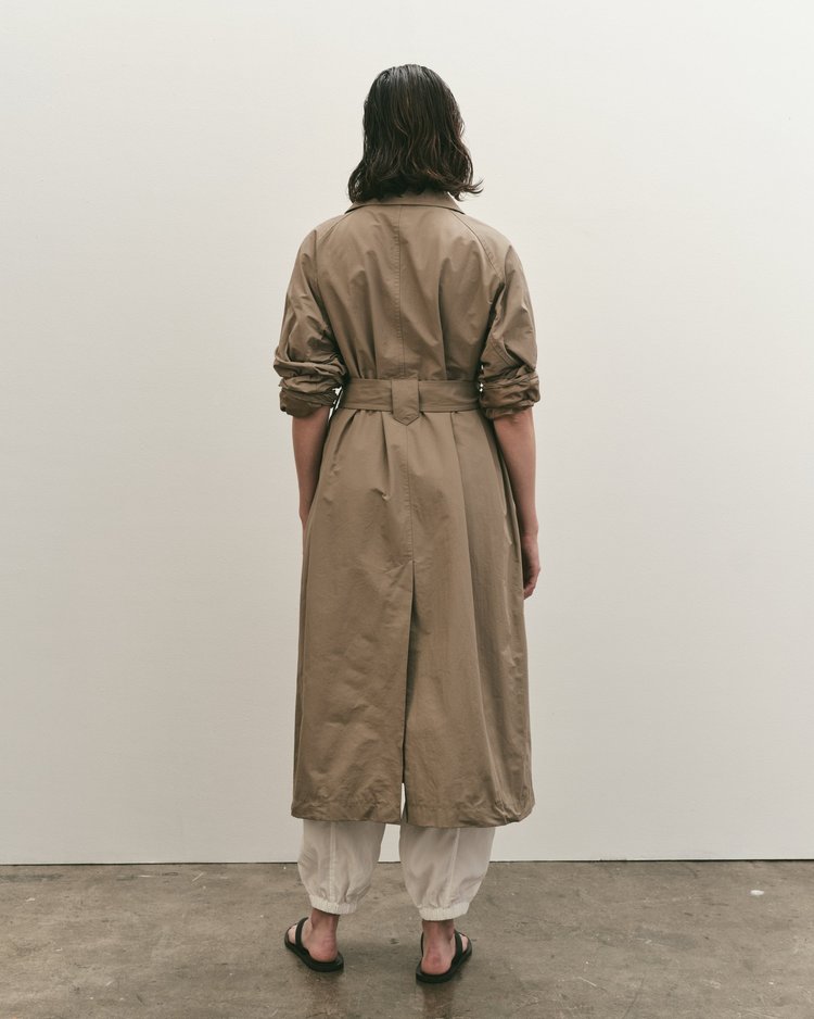 Cotton Blend Trench