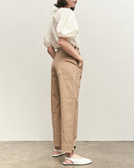 Mijeong Park Cropped Workwear Trouser - Camel