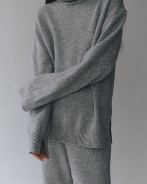 Mijeong Park Cashmere blend High Neck Knit - Grey