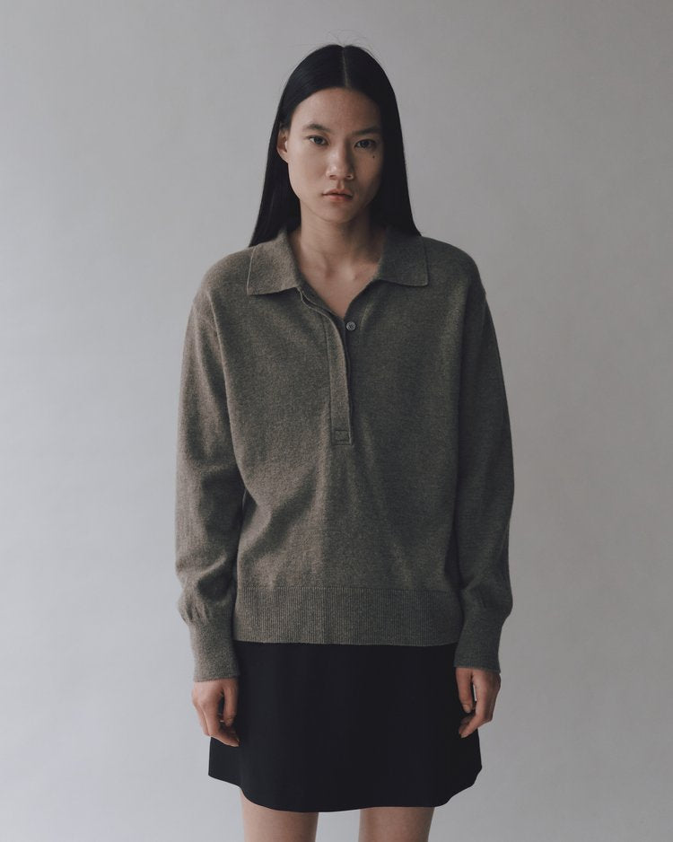 Wool Blend Mini Skirt - Black