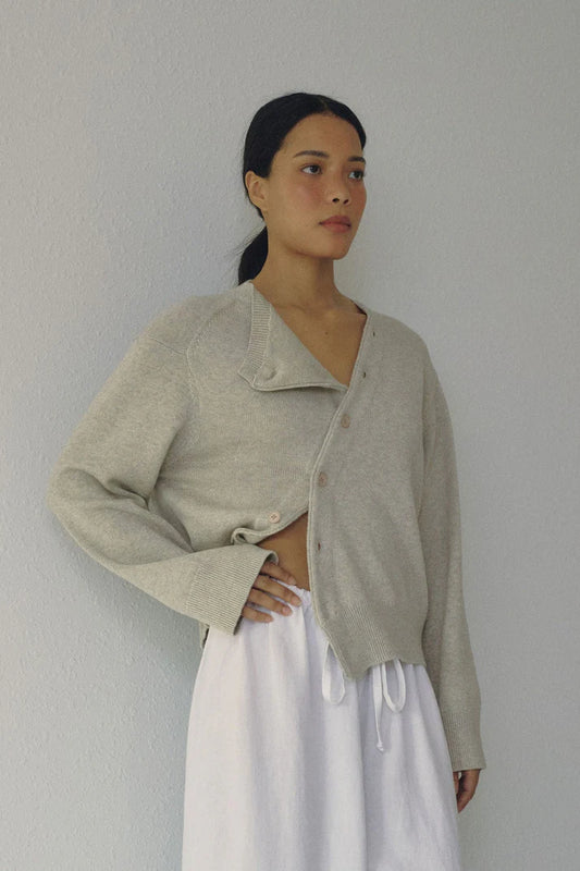 The Asymmetric Knit — Mist
