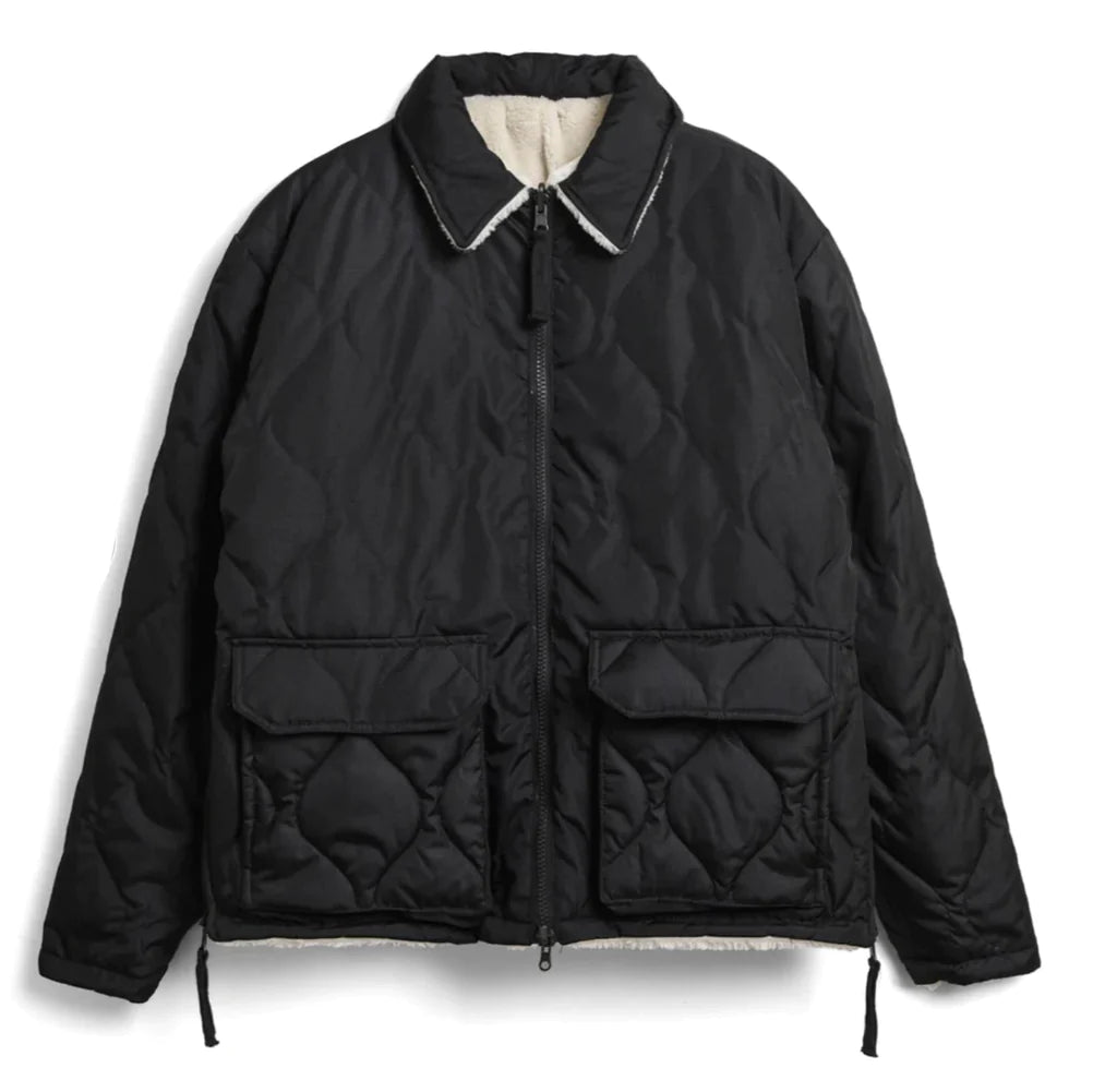 Taion Military reversible down jacket - Black/Cream