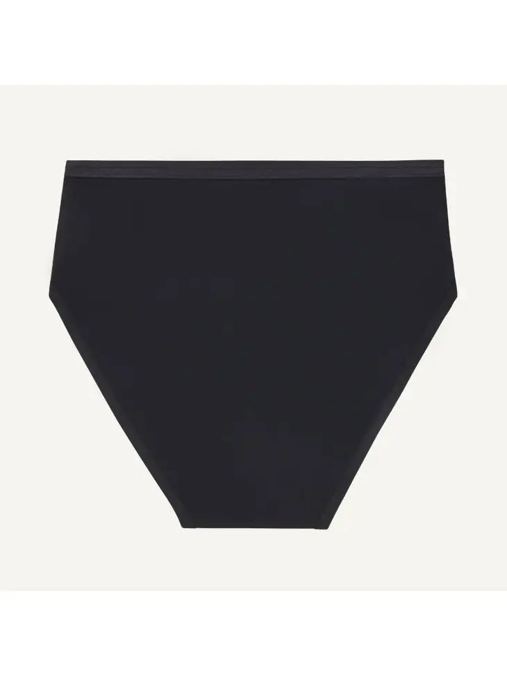Subset Organic Cotton High Rise Brief - Carbon