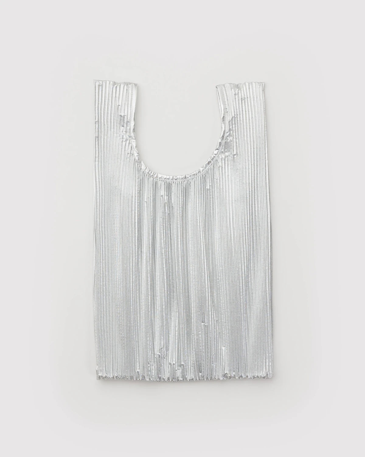 Pleated — Chrome Metallic