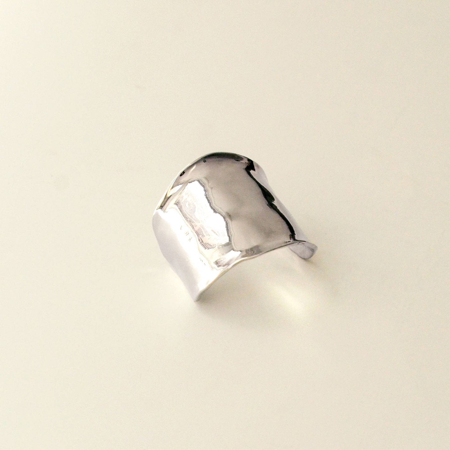 Metal Hair Ponytail Cuff Stick — Silver