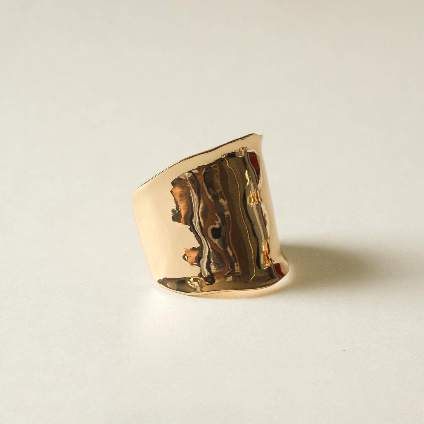 Metal Hair Ponytail Cuff Stick — Gold