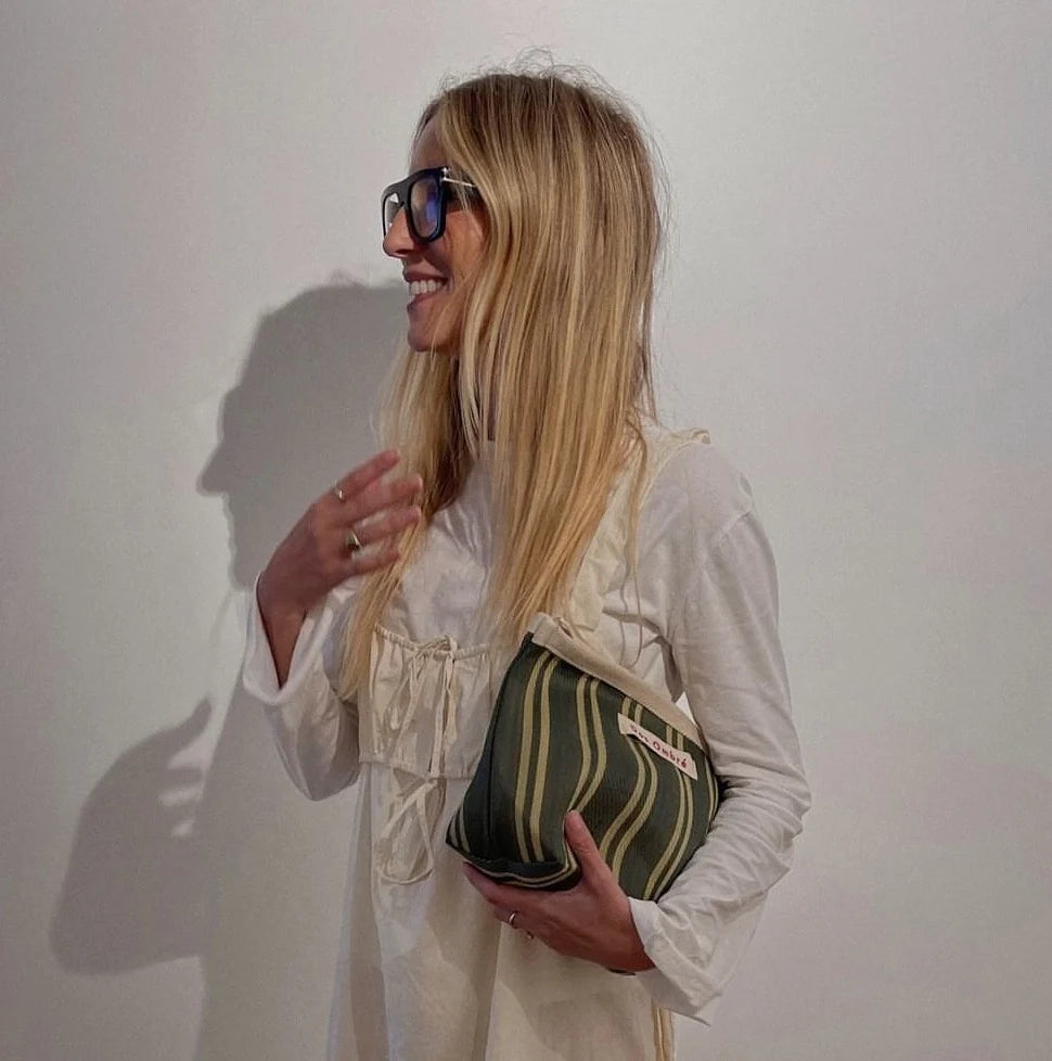 Bengali Clutch — Picnic Stripe