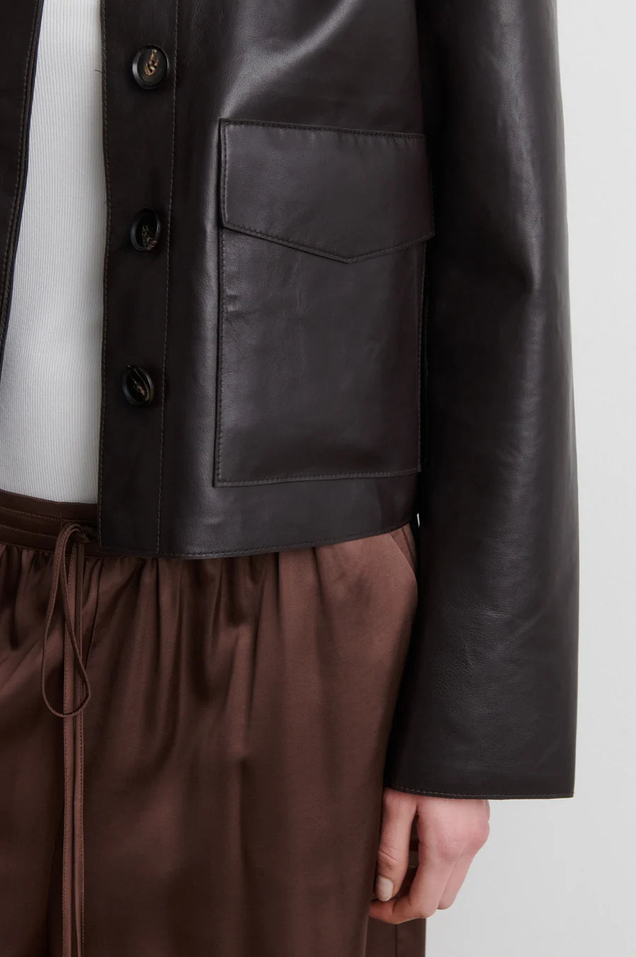Ezay Leather Jacket — Demitasse