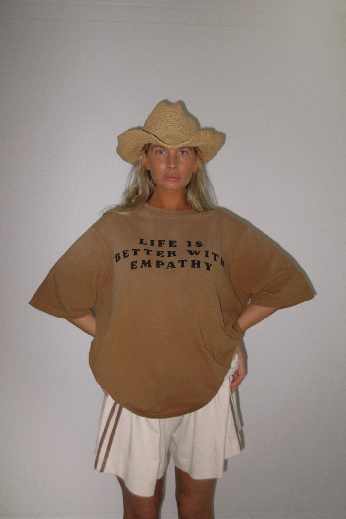 The Empathy Tee — Tan