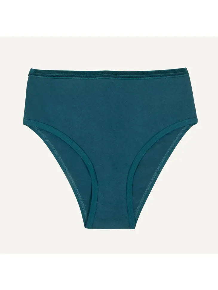 Subset Organic Cotton High Rise Brief - Meridian