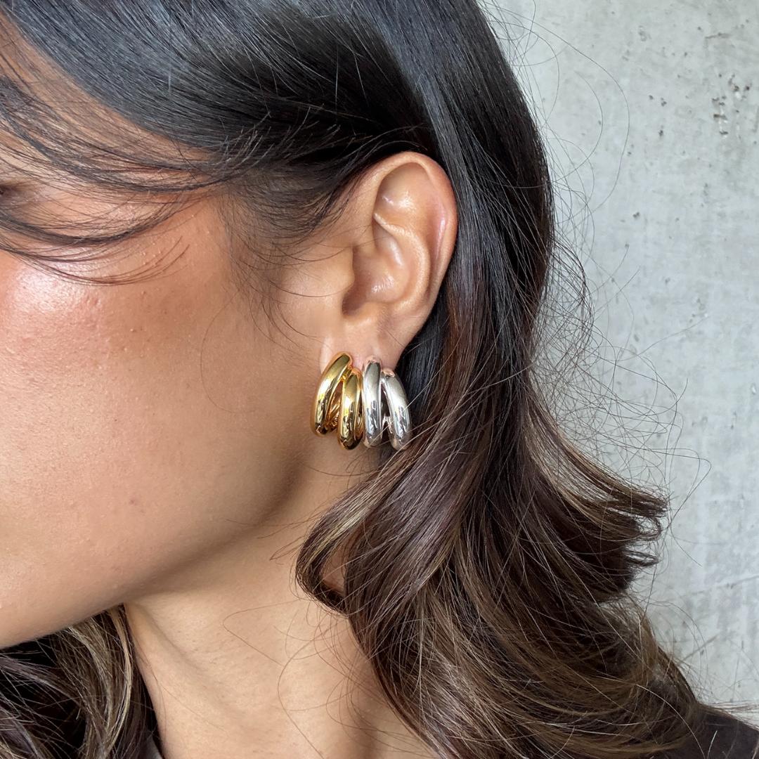 Florence Earrings — Gold