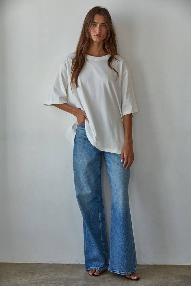 By Together Drop Shoulder Oversized Tee